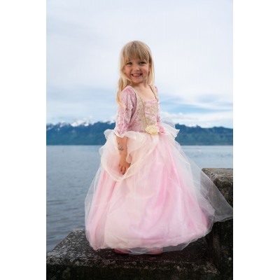 Robe de Princesse Rose 5/6 ans